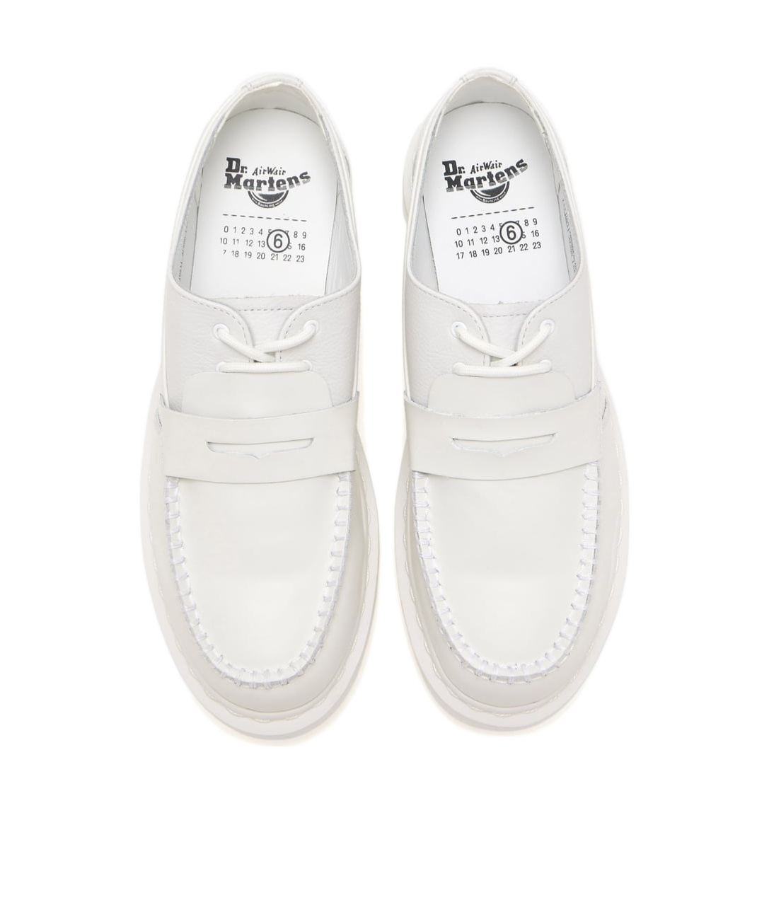 Mm6 Maison Margiela Mm6 By Maison Margiela 1461 Penton Lace-up Shoes In White