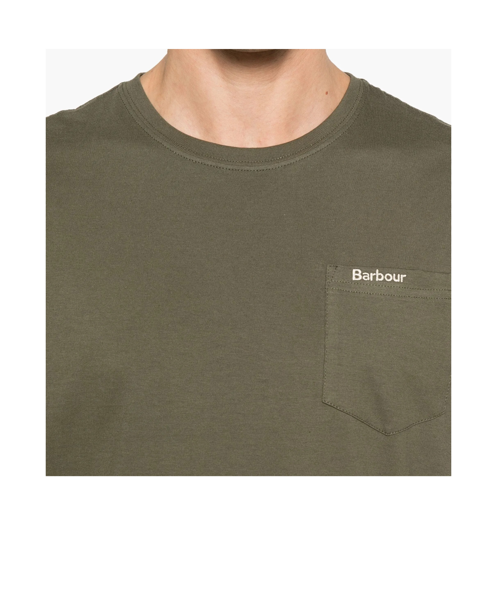 Barbour Langdon Pocket Tee In Green