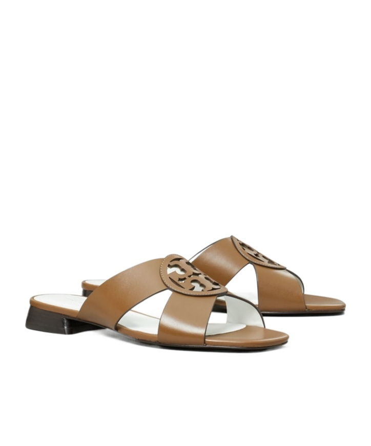 Tory Burch Miller Crisscross Sandal In Brown