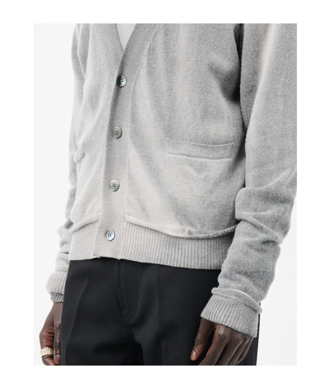 Our Legacy Parallel Cardigan In Gray
