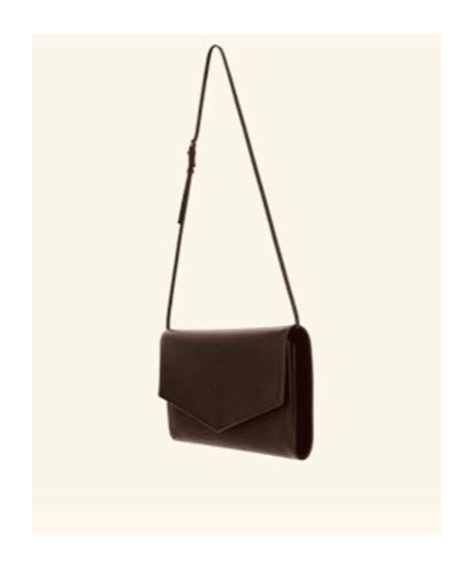 The Row Flap Shoulder Bag In Black