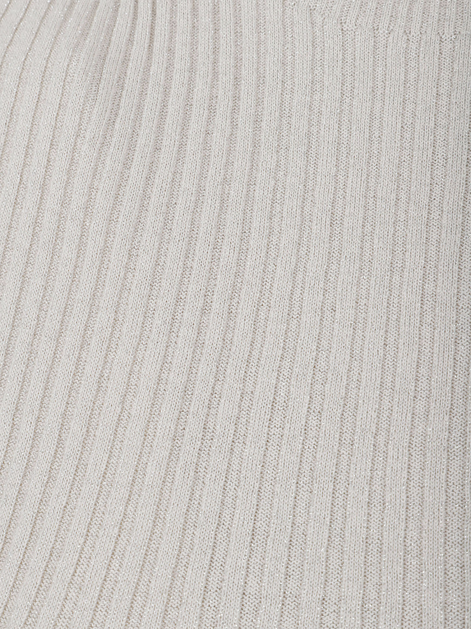 Peserico Crew-neck Ribbed Knitted Top In Gray