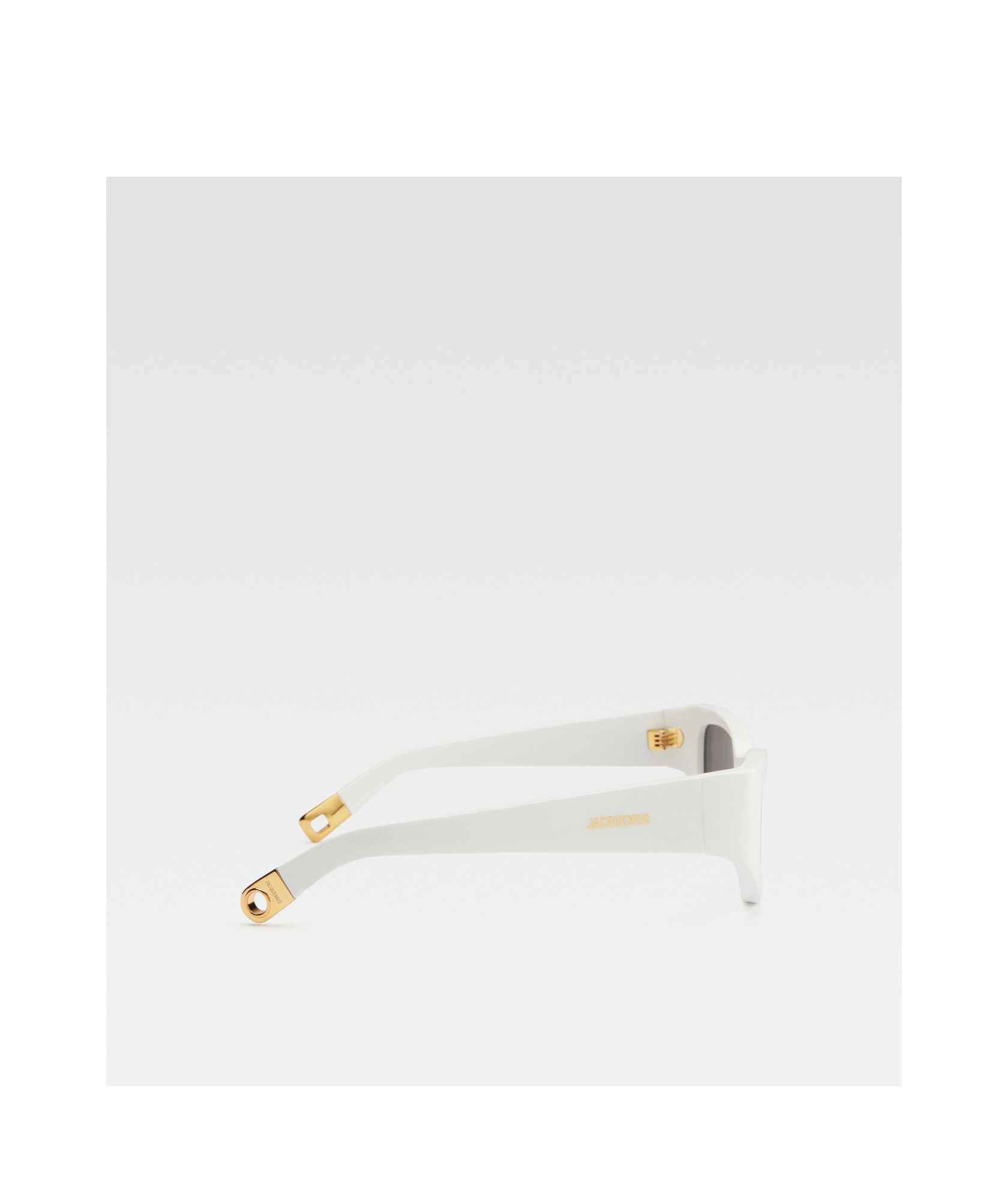 Jacquemus Logo Sunglasses In Gray