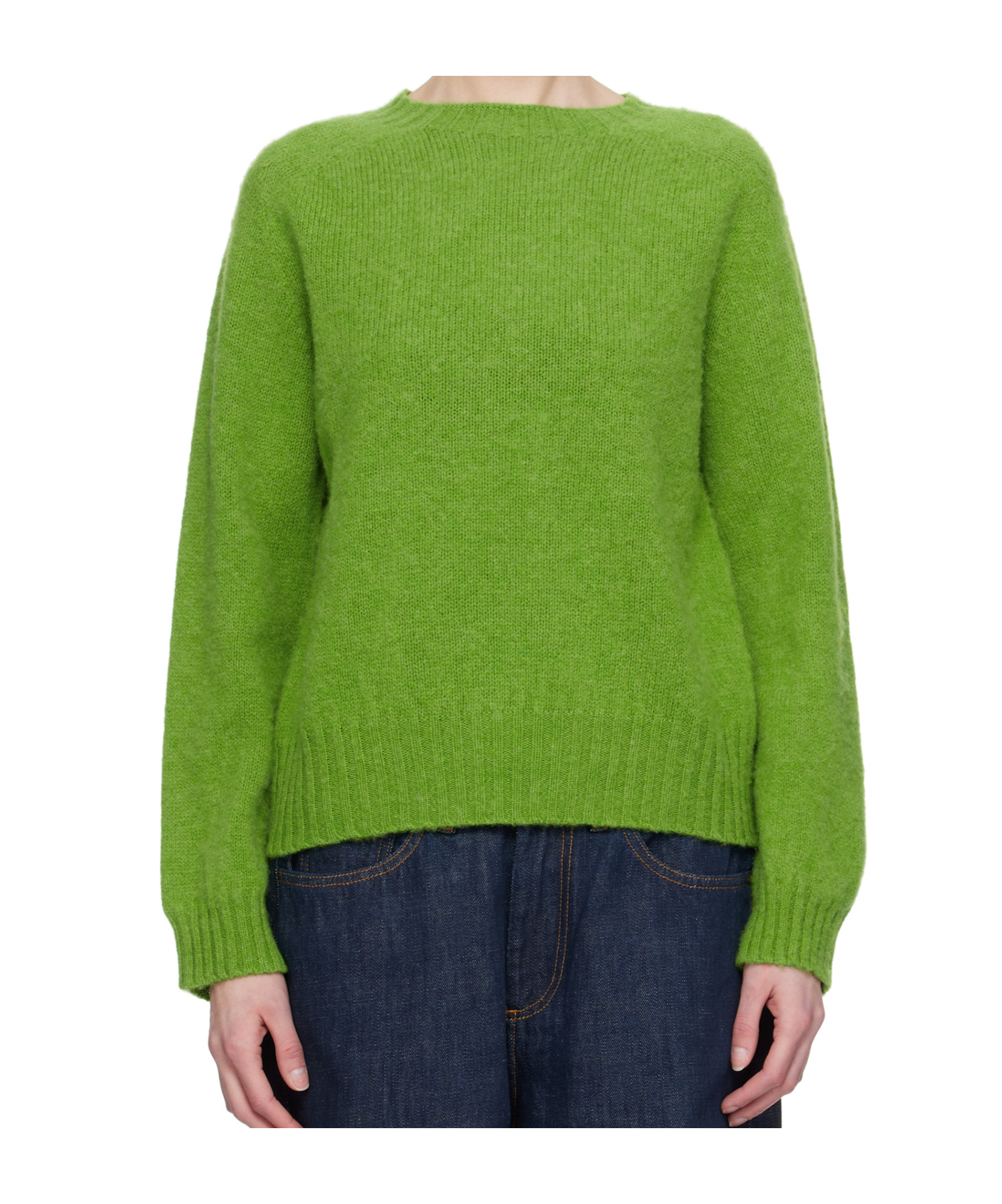 Ymc You Must Create Ssense Exclusive Green Jets Sweater In Green