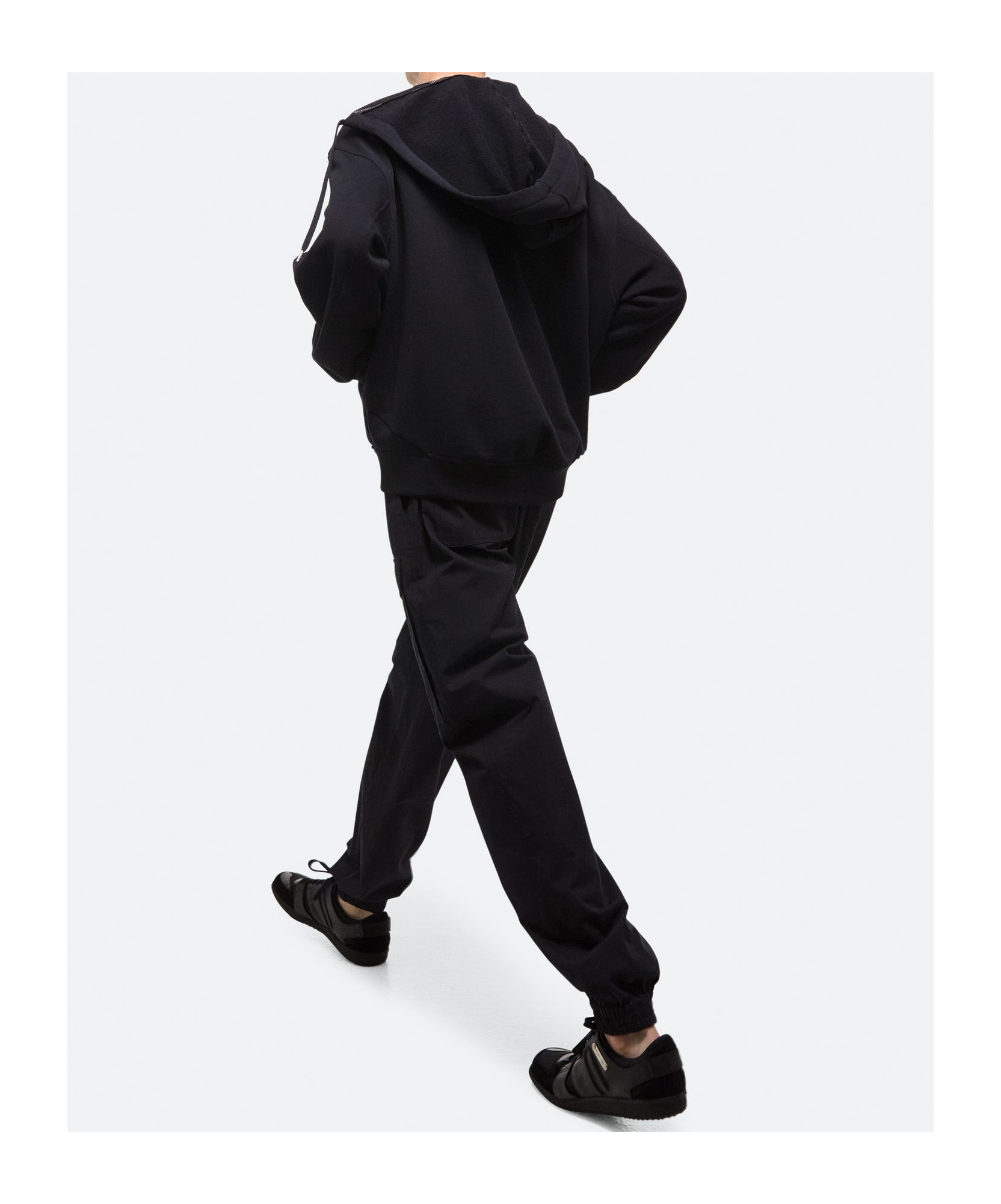 Helmut Lang Apex Zippered Hoodie In Black