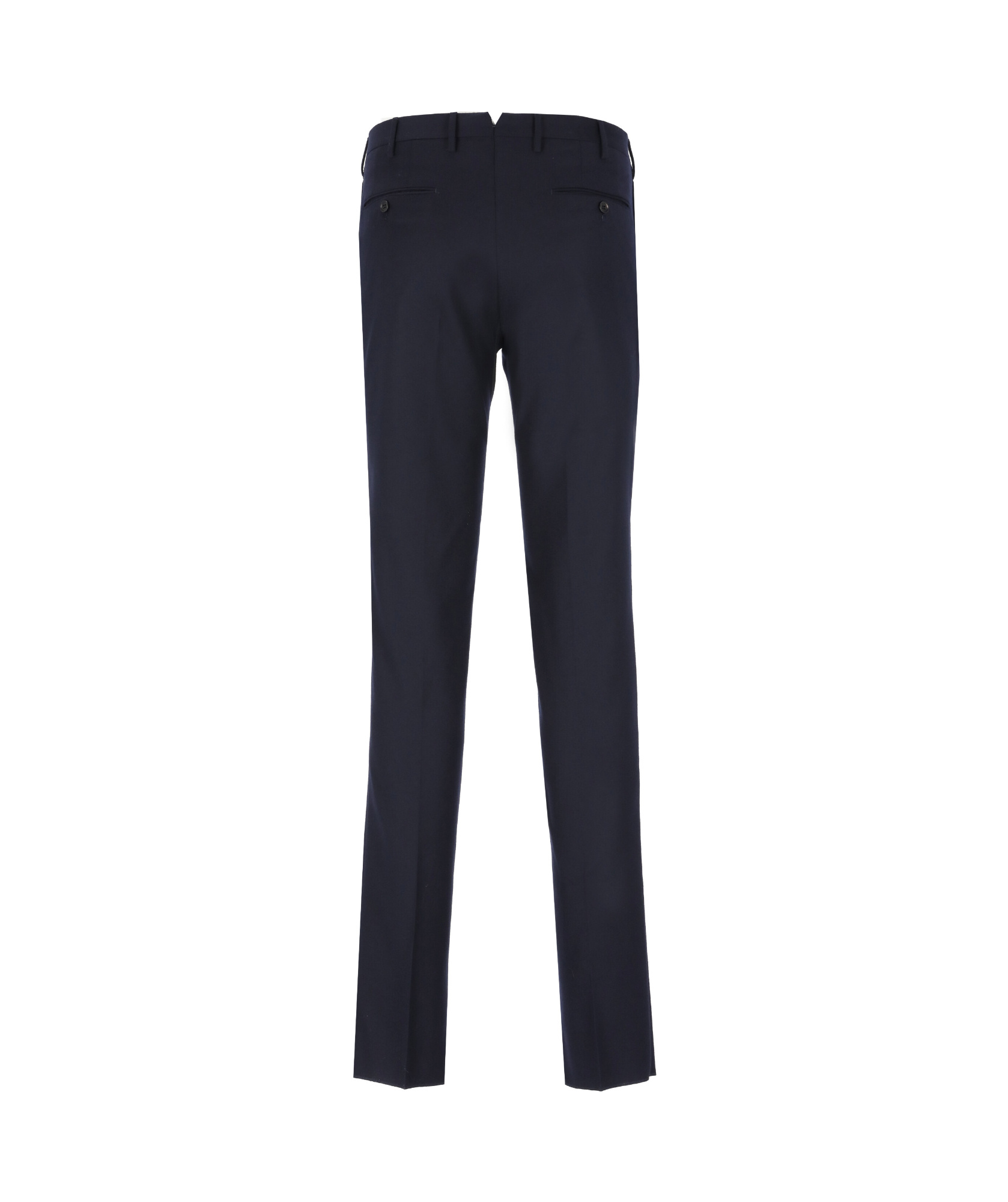 Incotex Slim-cut Virgin-wool Trousers In Black