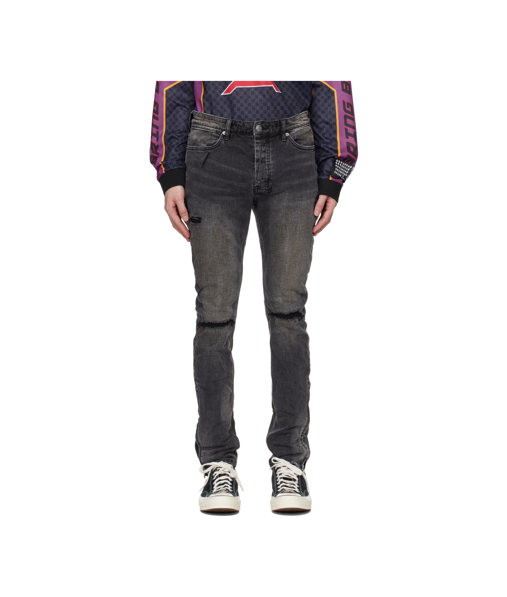 KSUBI VAN WINKLE TORQUED CHAMBER JEANS 