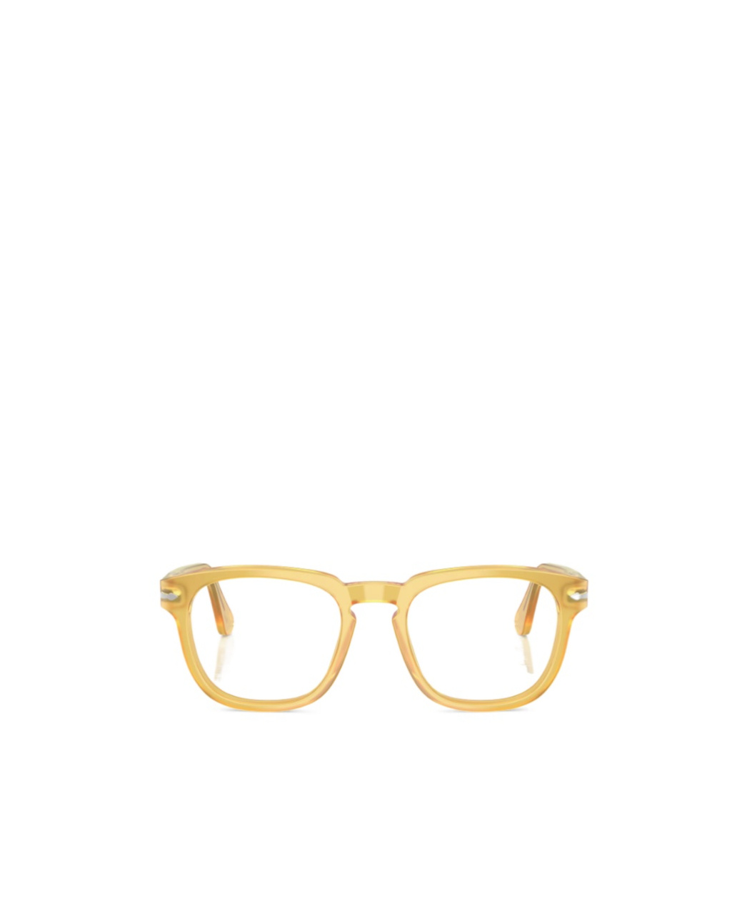 Persol Geometric Eyeglass Frames In Yellow