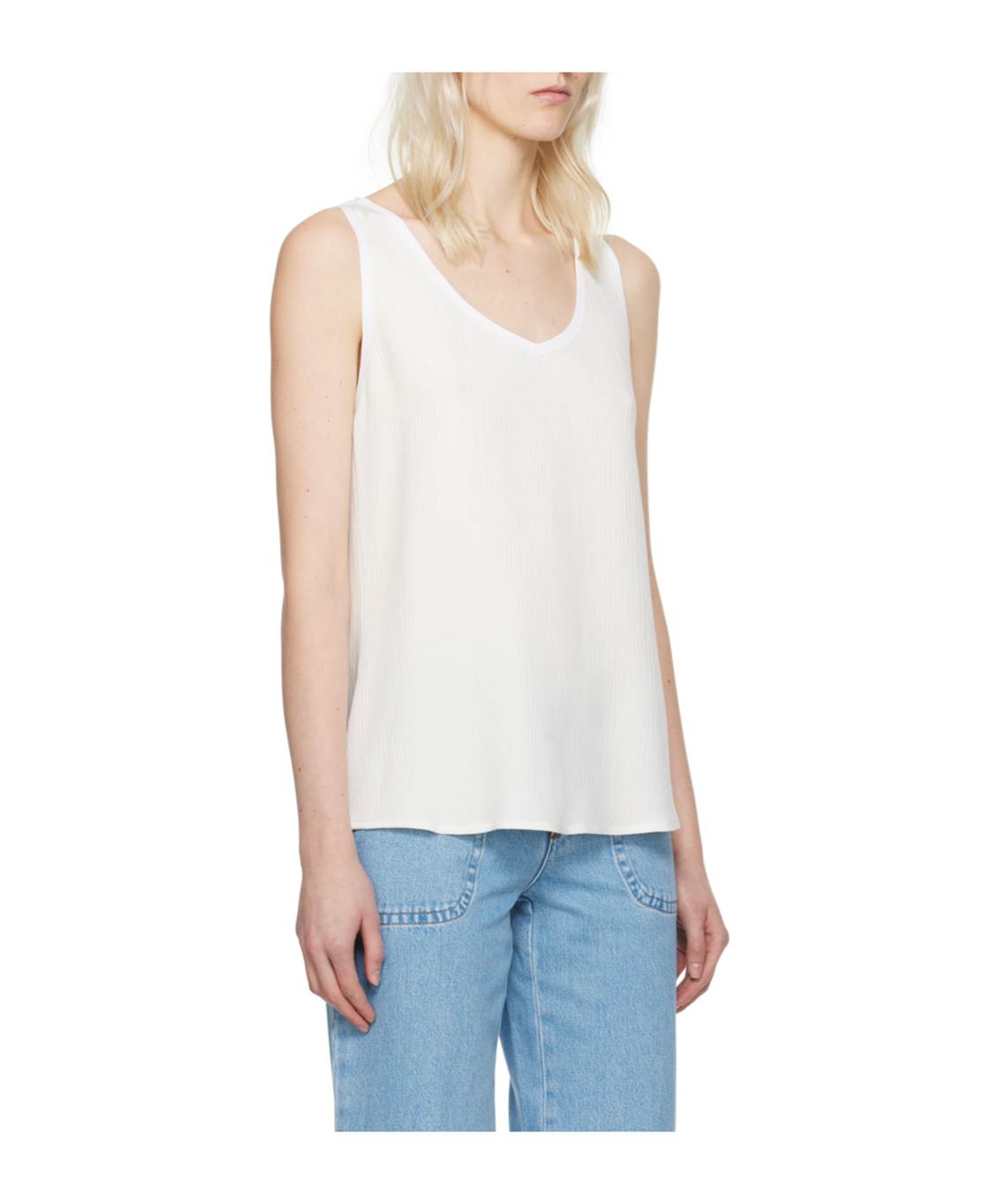 Apc Off-white Lucy Tank Top In White
