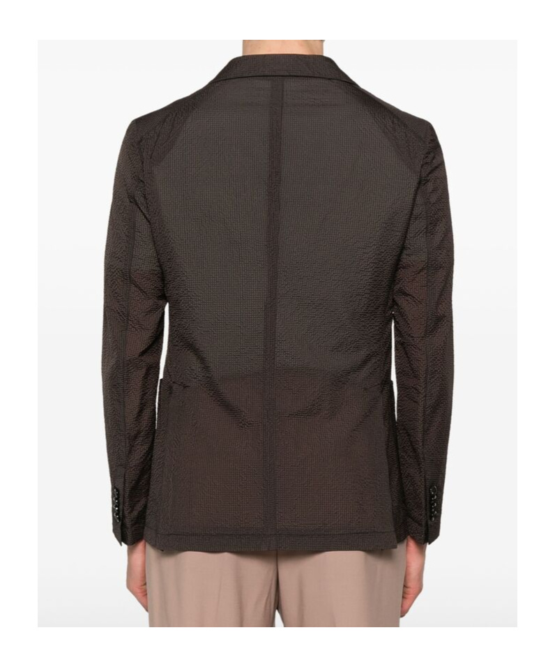Tagliatore Long-sleeved Suit Coat In Black