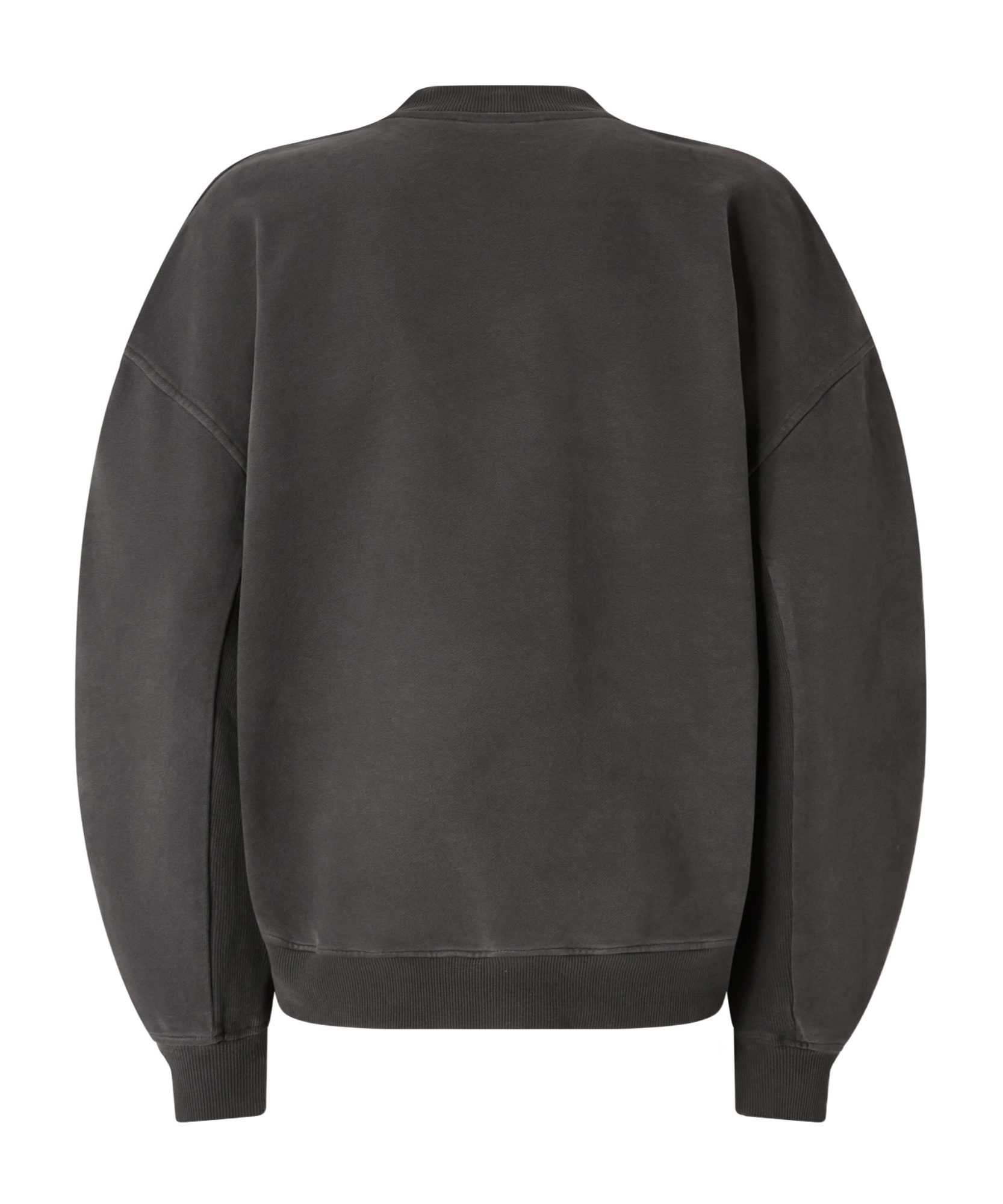 Pinko Oversized Sweatshirt With Shiny Embroidered Neckline In Black