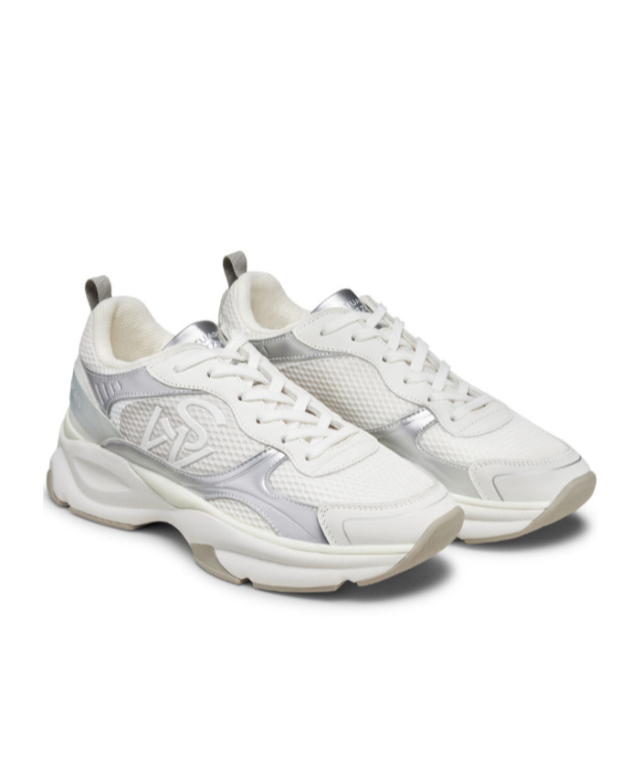 Stuart Weitzman Sw Trainer Sneakers In White