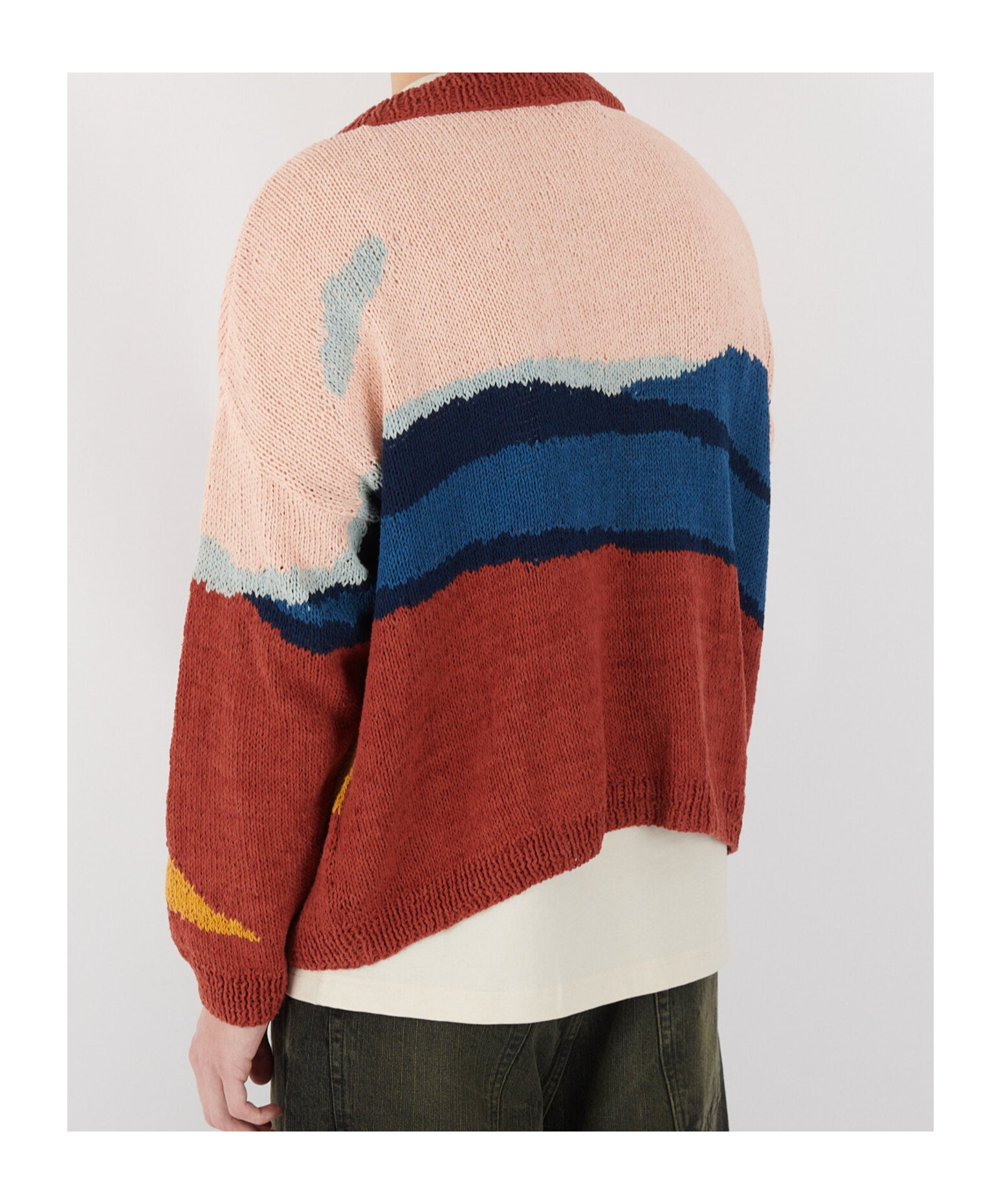 Story Mfg. Long-sleeved Sweater In Red