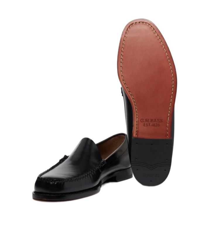 G.h. Bass & Co. Weejuns Venetian Loafers In Black