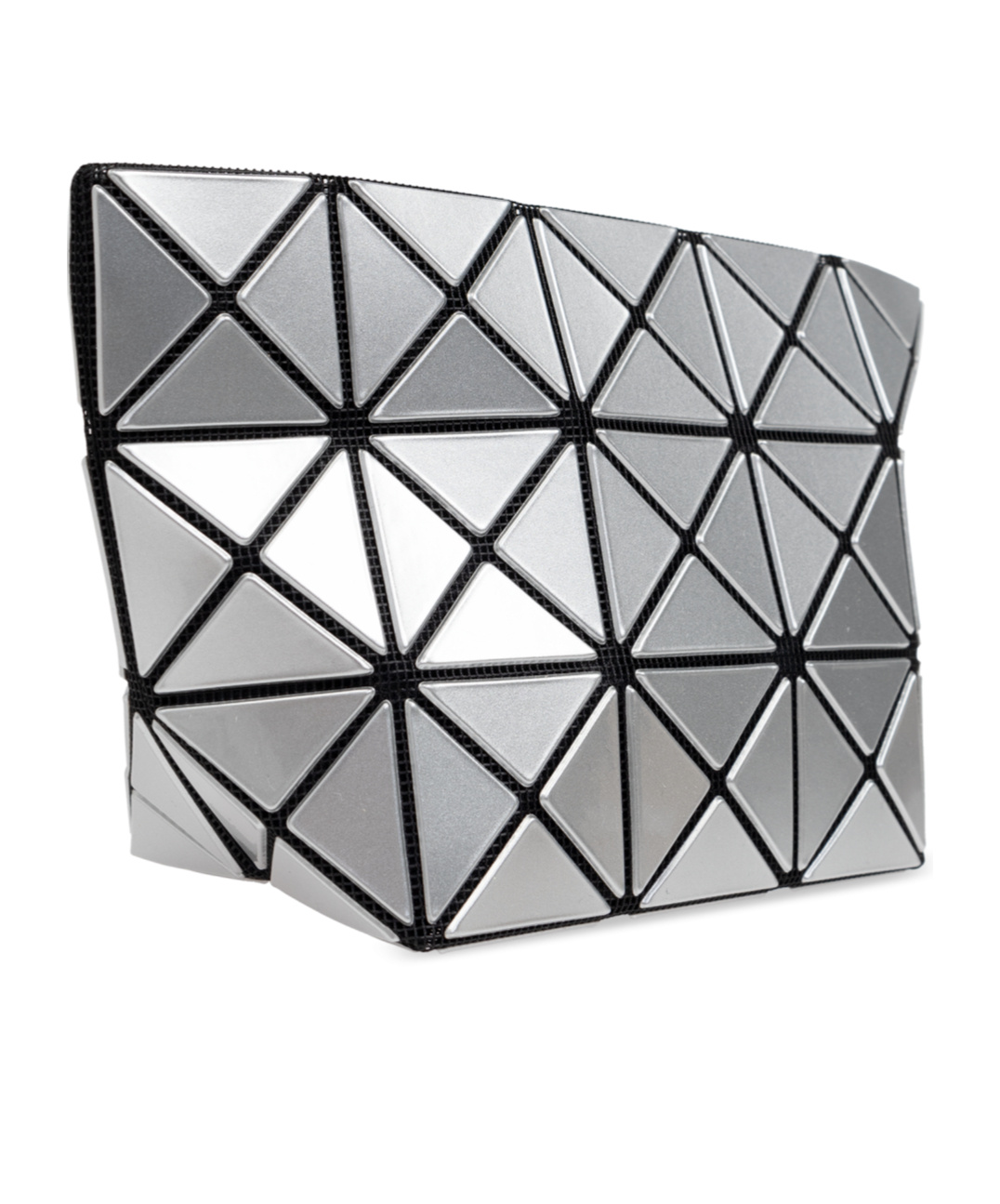 Bao Bao Issey Miyake Prism Zipped Clutch In Gray