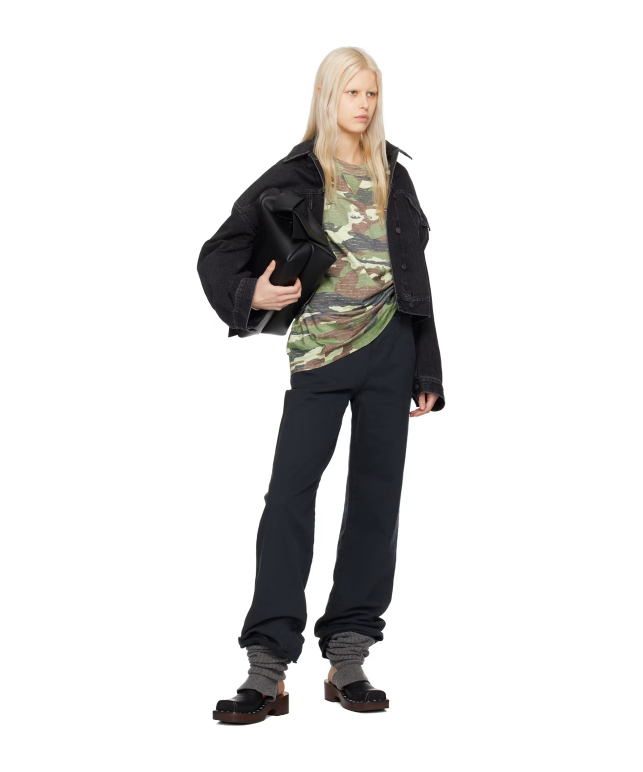 Acne Studios Camouflage-print Cotton Sweatshirt