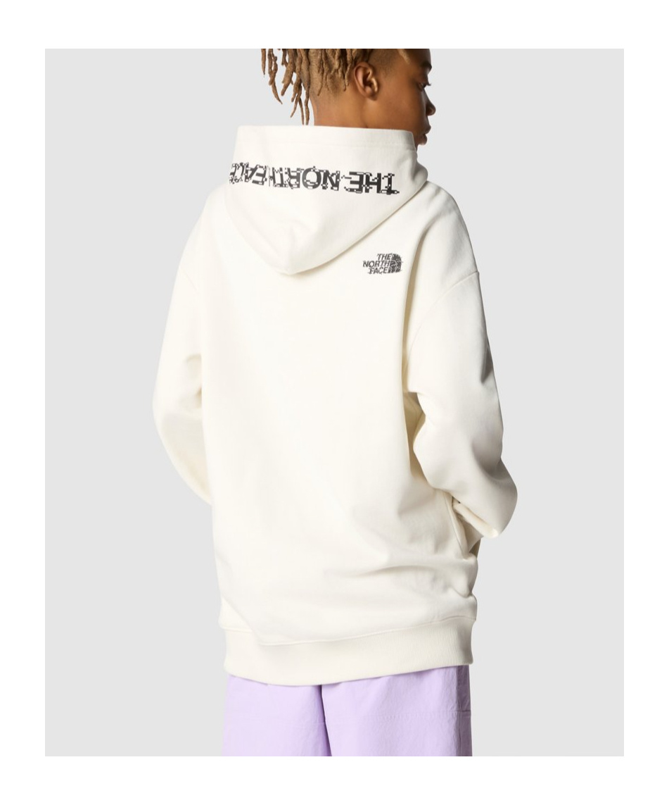 Shop The North Face Nse Pattern Hoodie In White