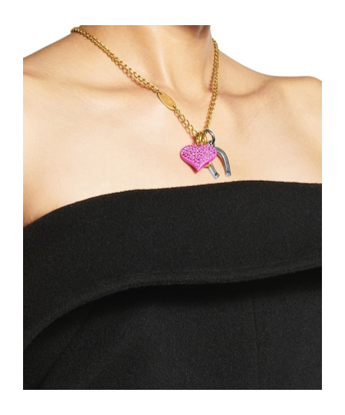 Balenciaga Carousel Horseshoe Collector Necklace In Multicolored In Multi-color