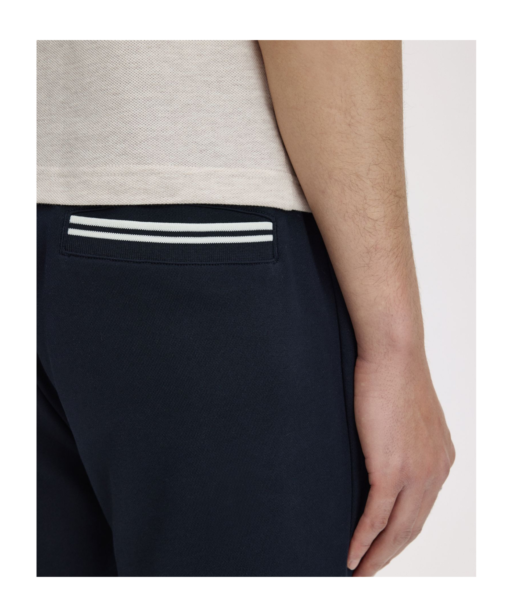 Fred Perry Loopback Sweatpants In Blue
