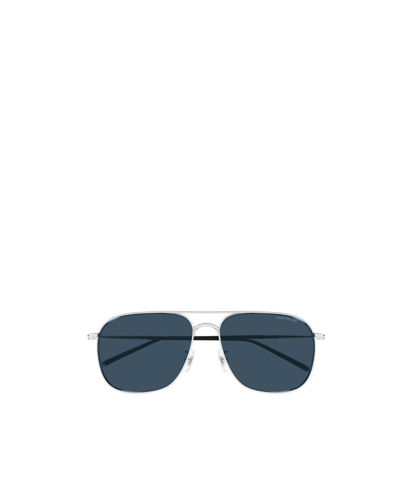 Montblanc Eyewear Pilot Frame Sunglasses In Blue