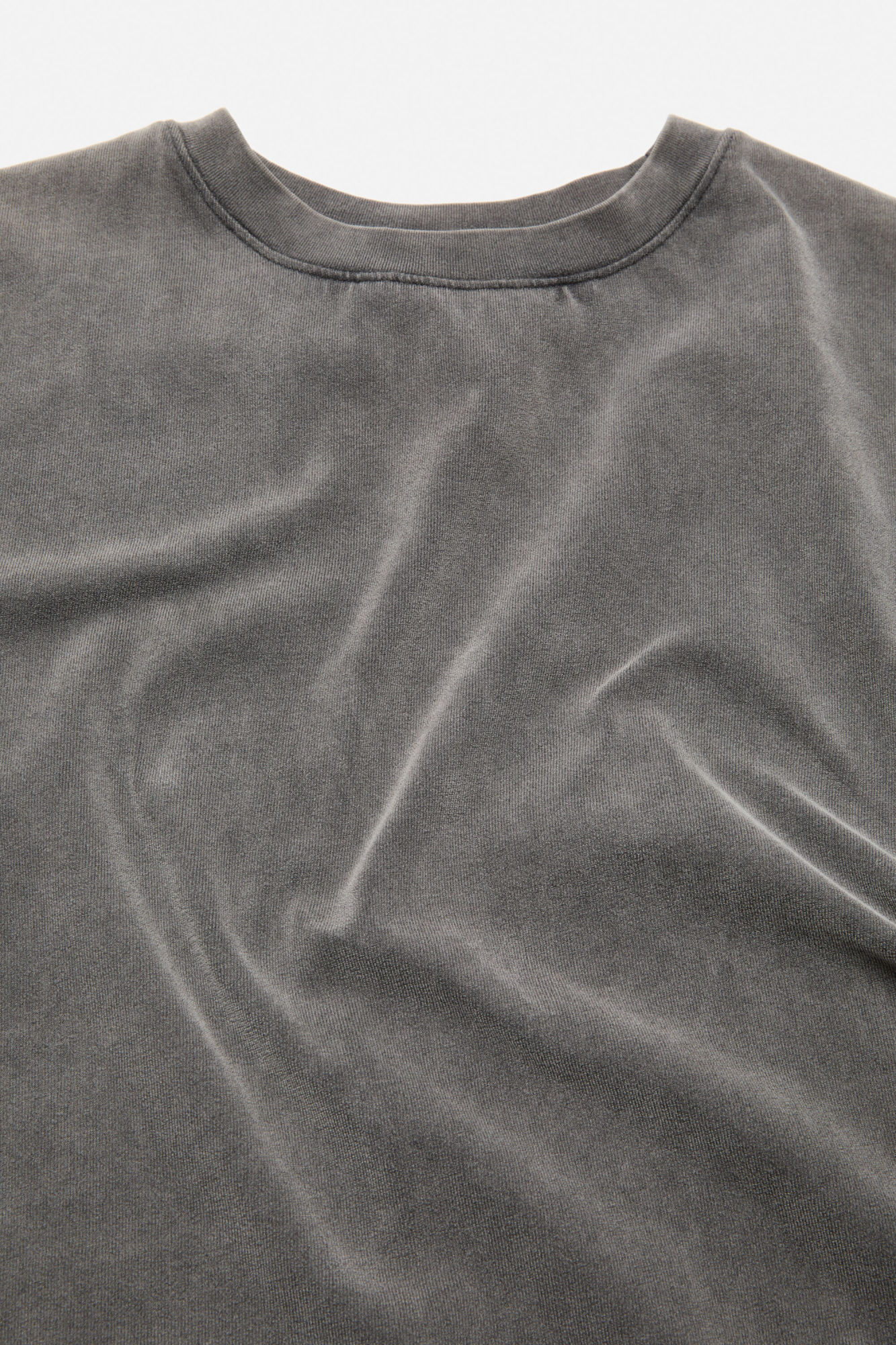 Acne Studios Extorr Logo-appliquéd Garment-dyed Cotton-jersey T-shirt In Gray