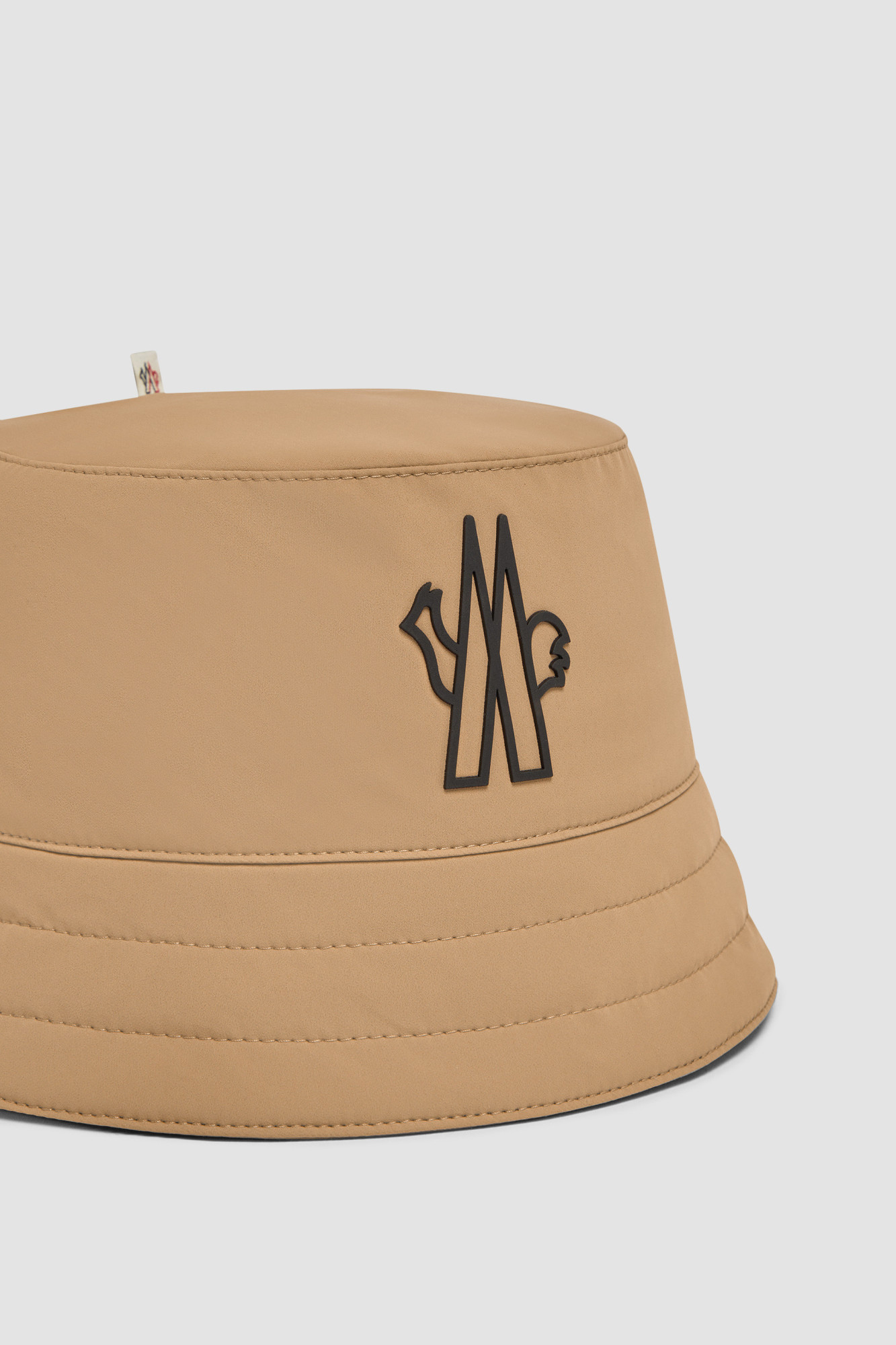 Moncler Hard Shell Bucket Hat In Nude