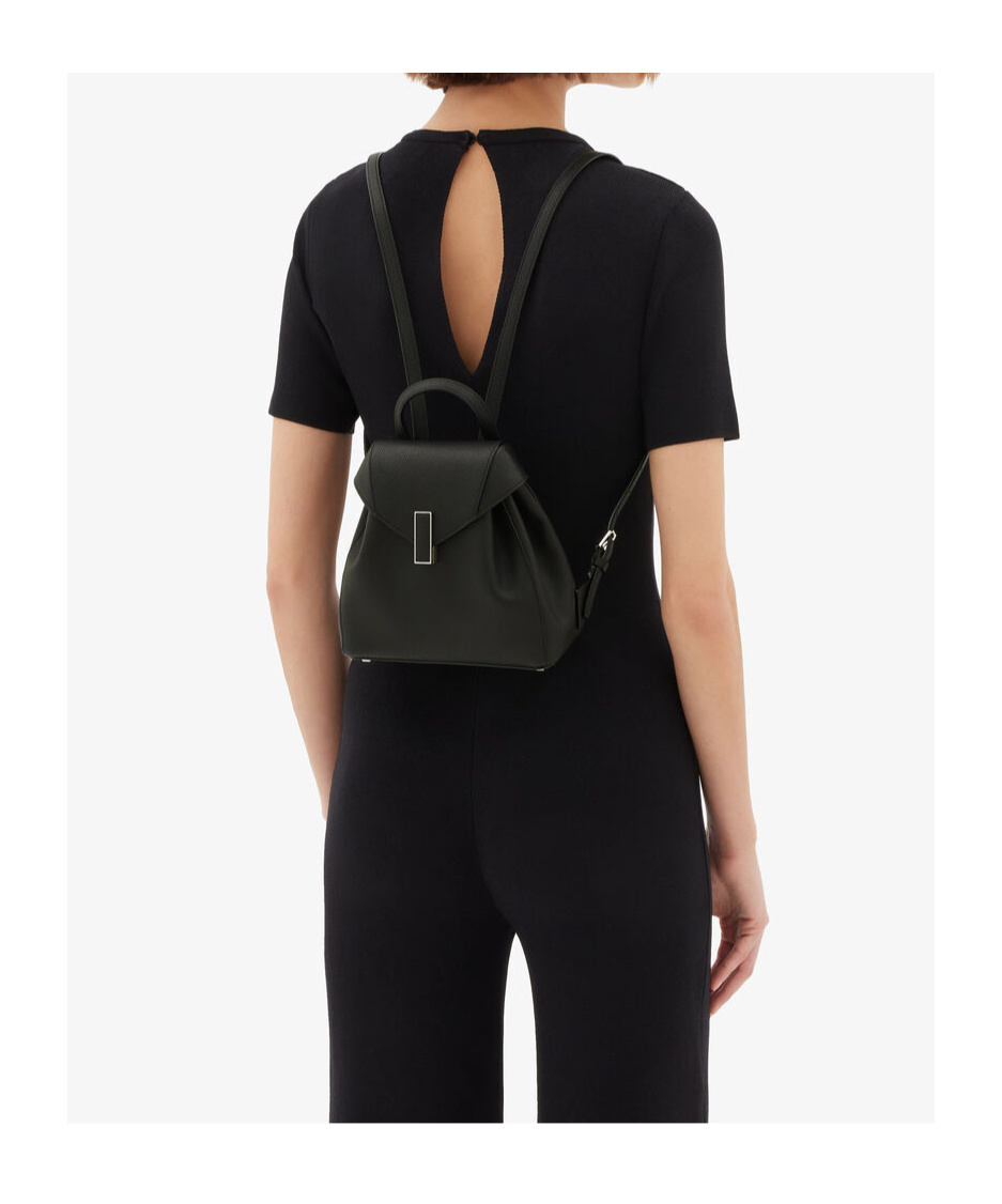 Valextra Iside Backpack Mini In Black