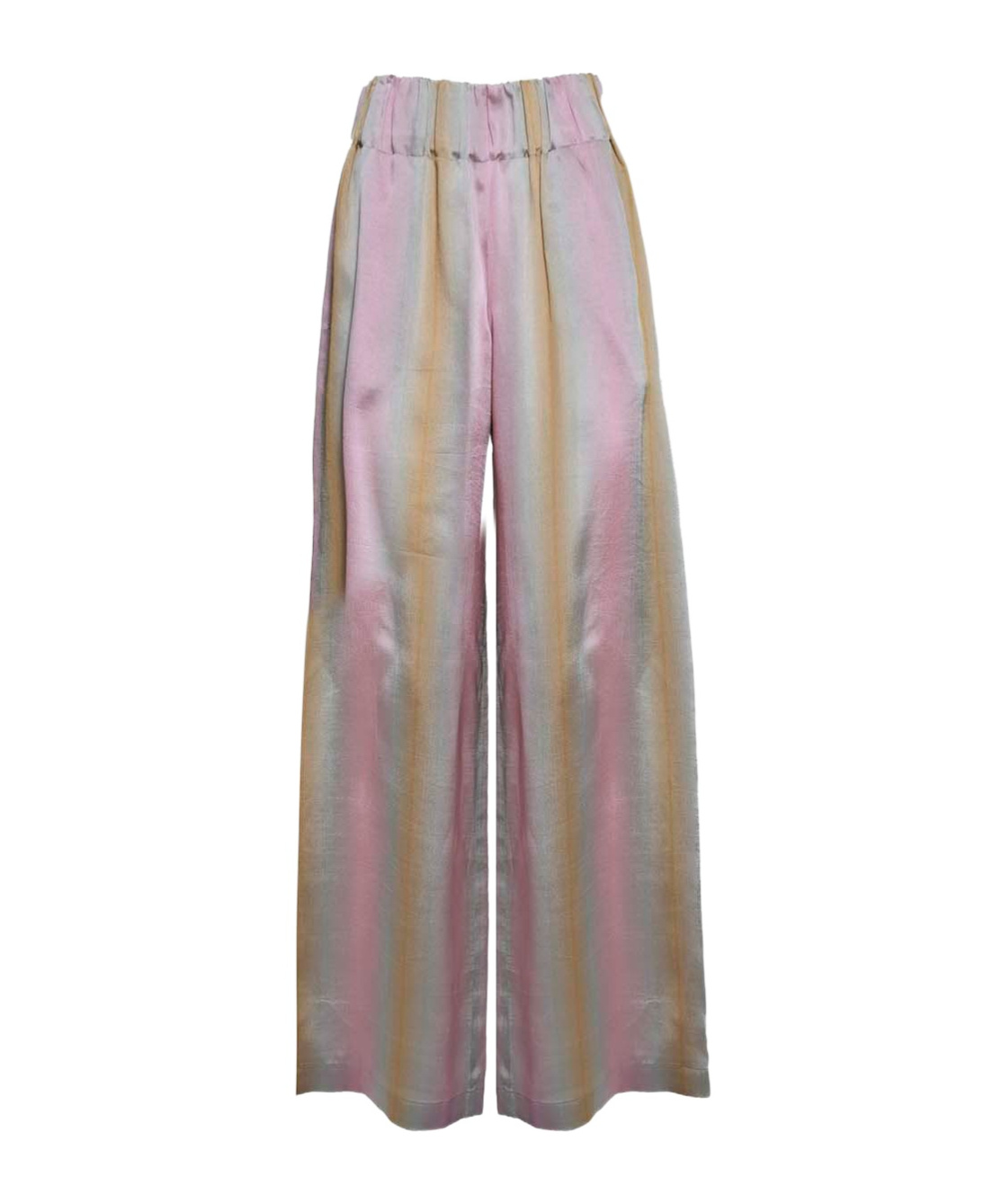 Aspesi High Straight Waist Trousers In Gray