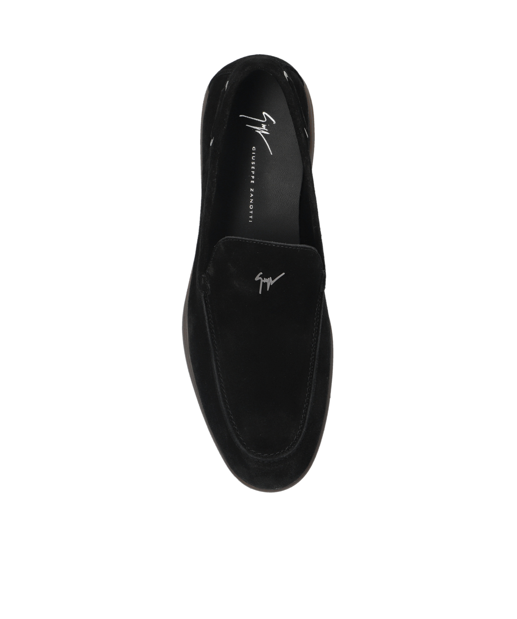 Giuseppe Zanotti Round-head Casual Shoes In Black