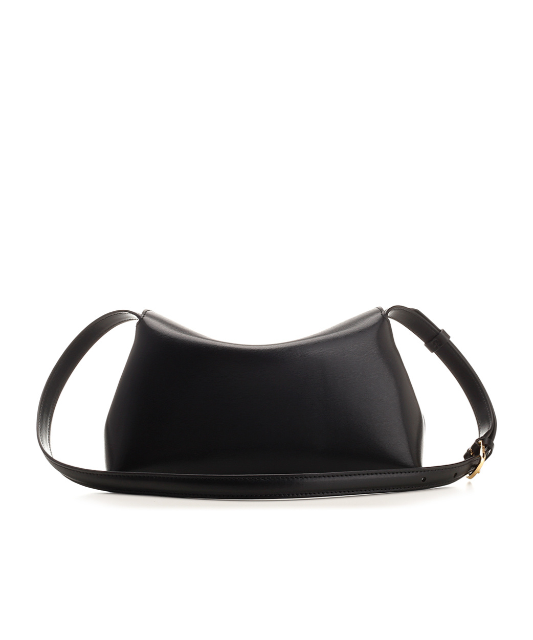 Totême T-lock Leather Crossbody Bag In Black