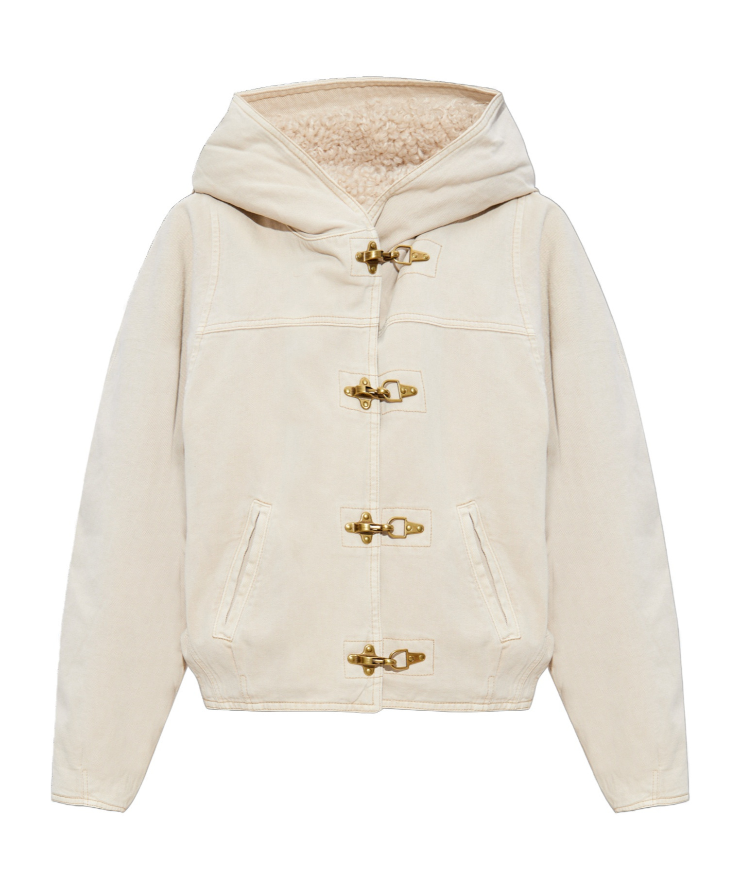 Isabel Marant Long-sleeved Casual Jacket In White