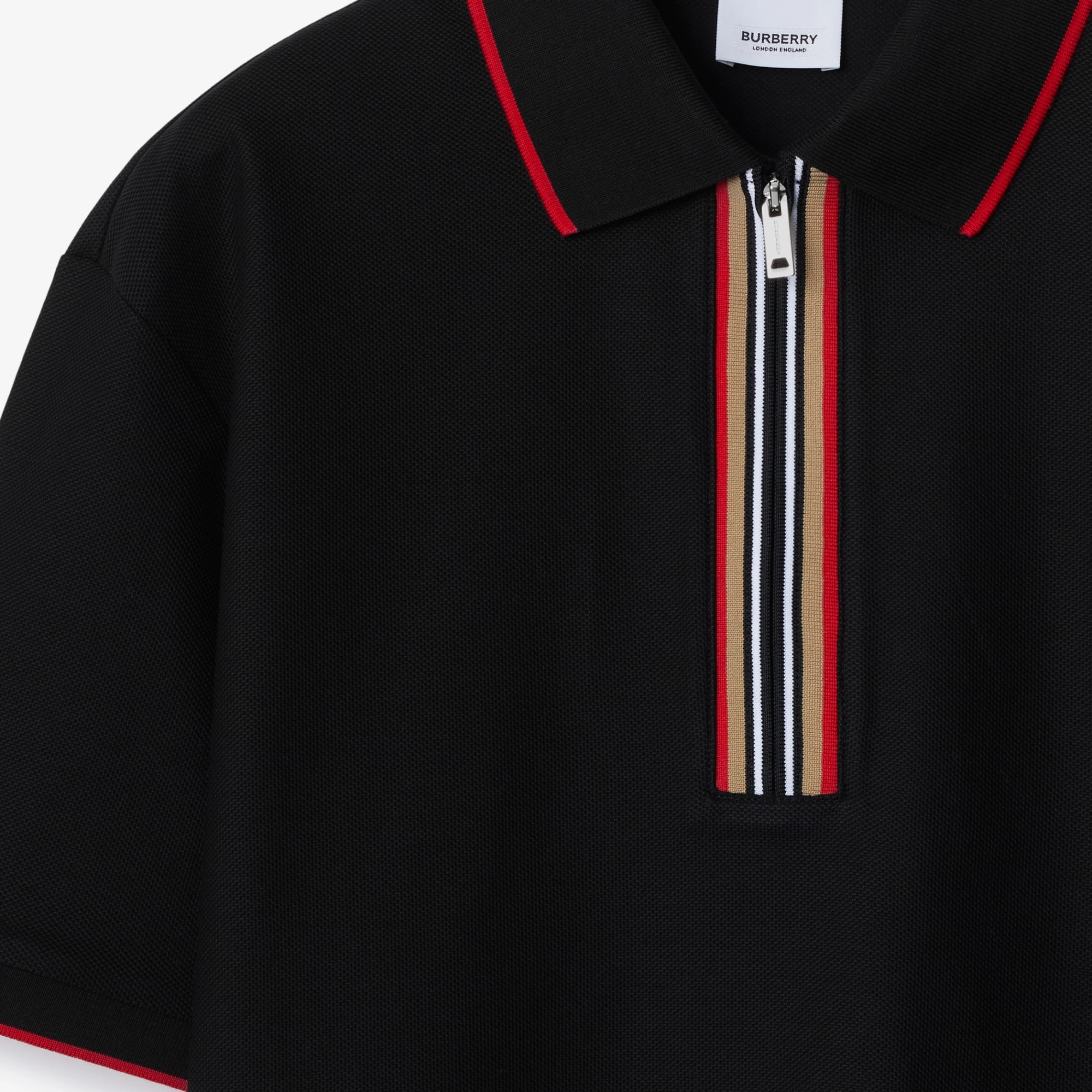 Burberry Polo Shirt In Black