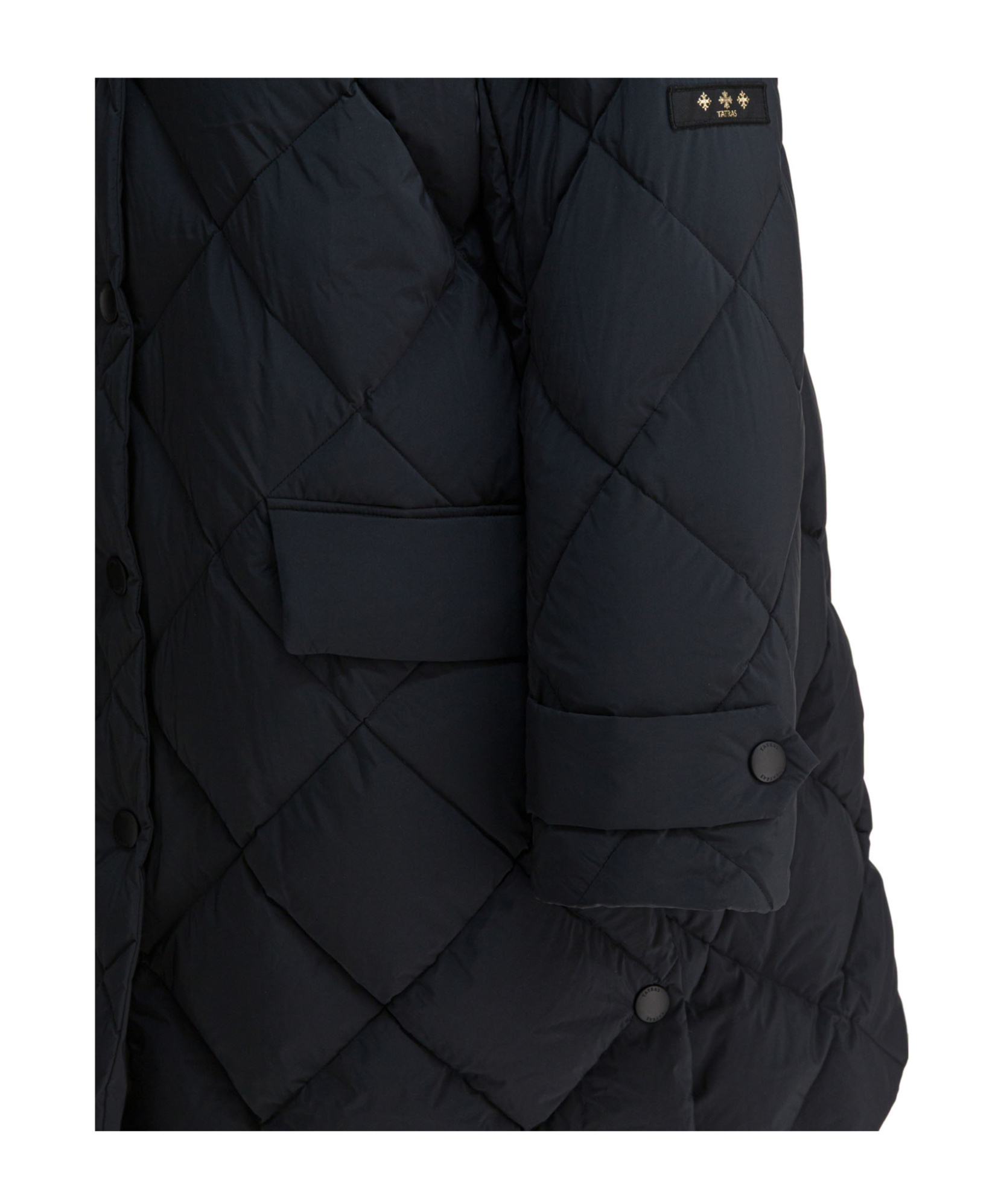 Tatras Quilted Hooded Jacket In Blue