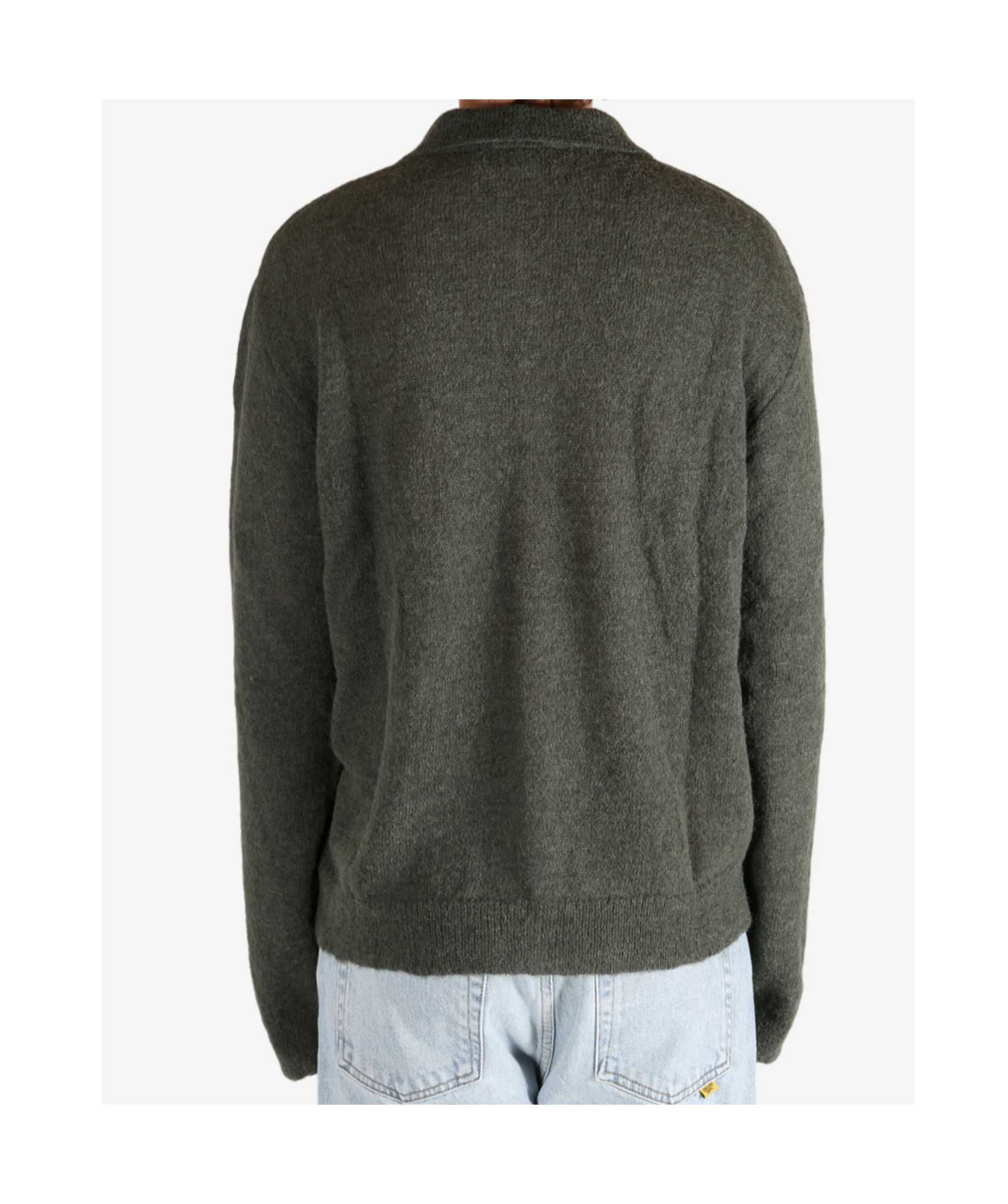 Our Legacy Ribbed Long Sleeve Sweater In Gray