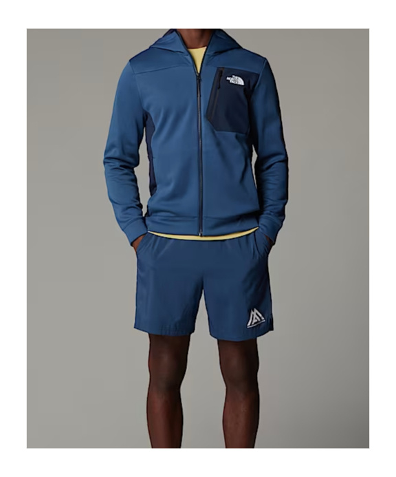 The North Face Mountain Athletics Full Zip Fleece In Blue
