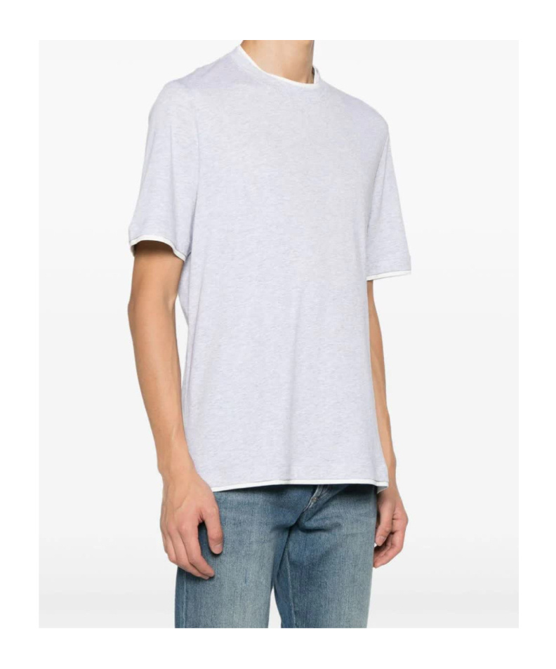 Brunello Cucinelli Item O-neck Short-sleeved T-shirt In White