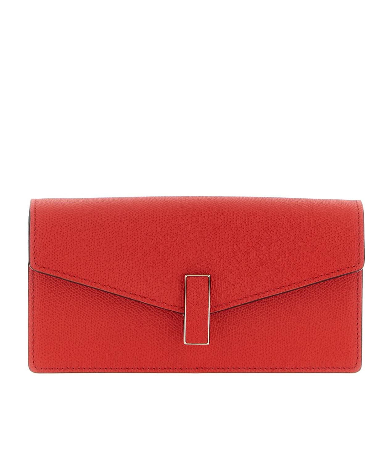Valextra Clutch With Flap In Red