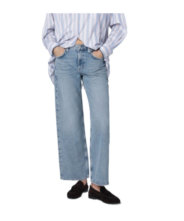 Citizen Of Humanity Lindz Low-rise Straight Jeans In Blue