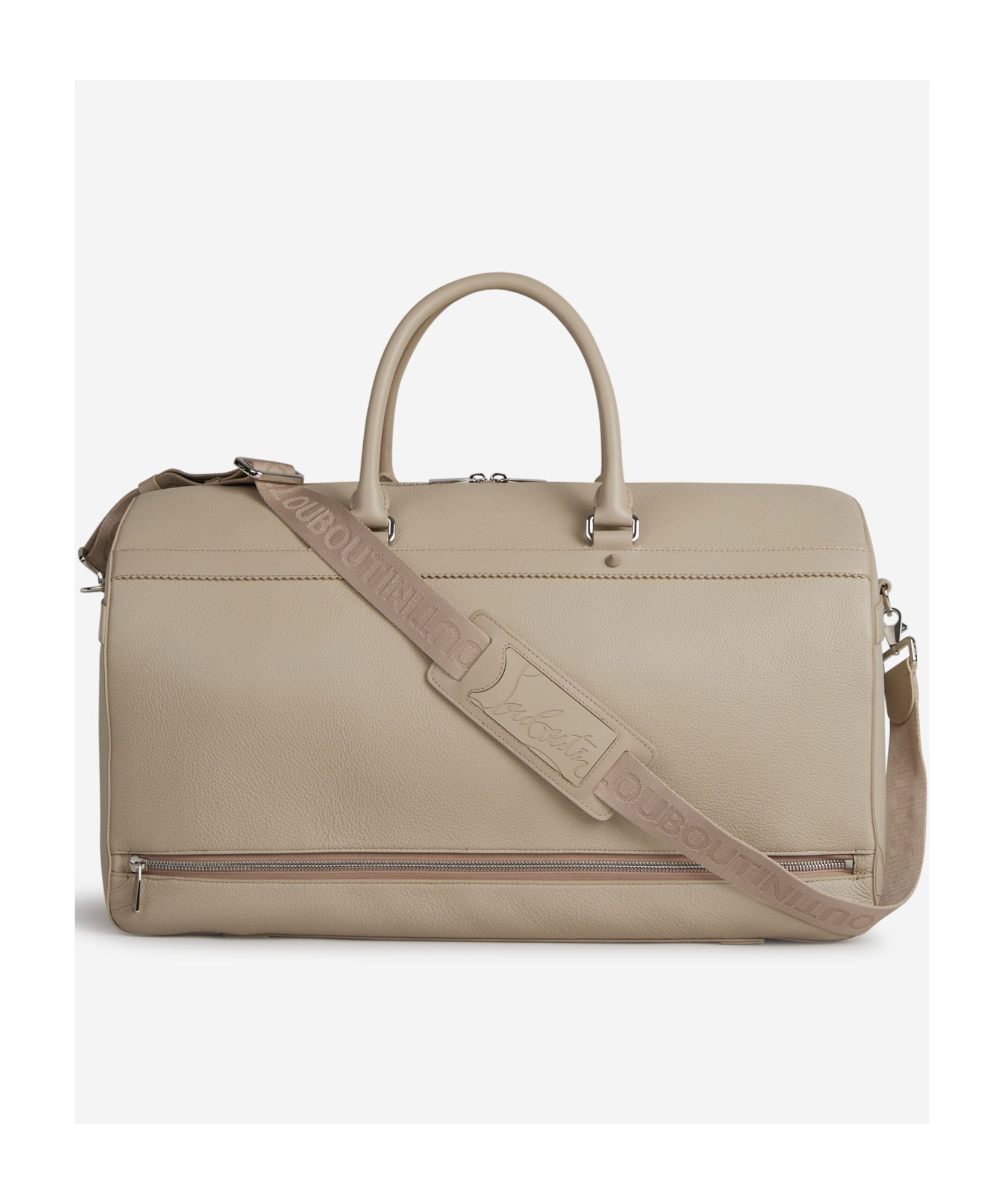 Christian Louboutin Logo Travel Bag In Nude