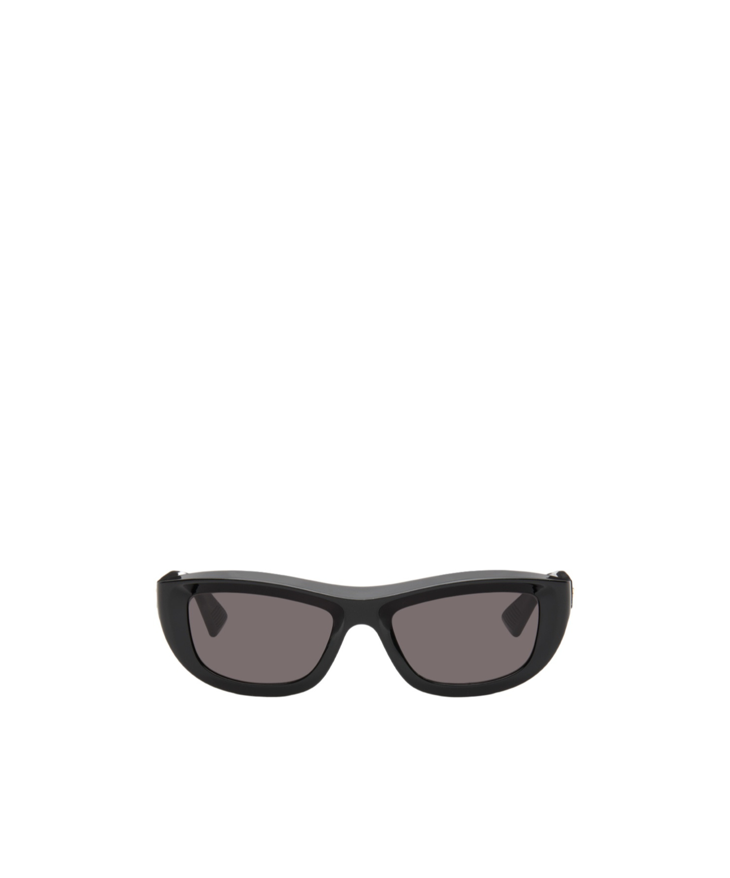 Bottega Veneta Logo Sunglasses In Gray