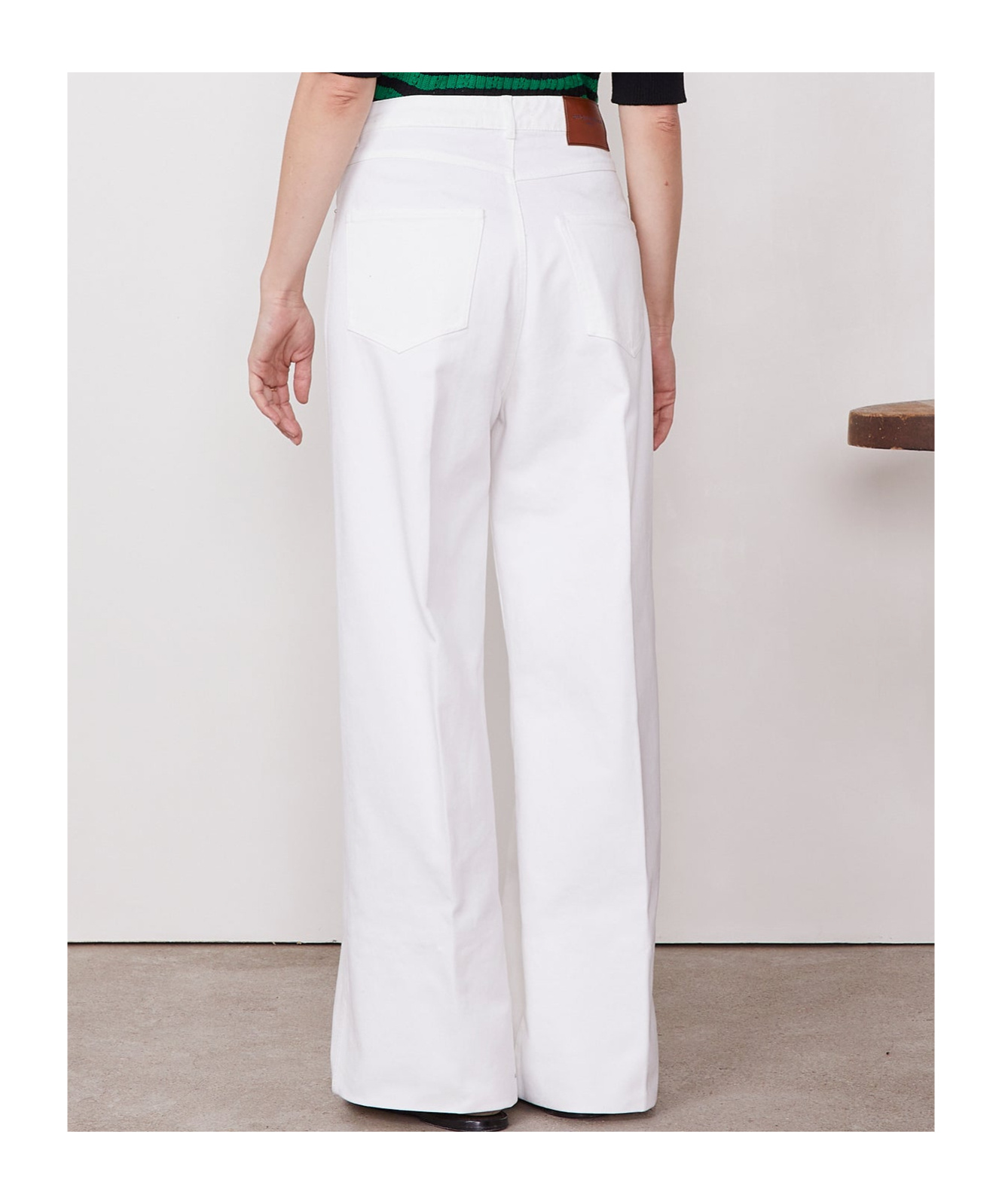 Shop Officine Generale Ginger Jeans In White