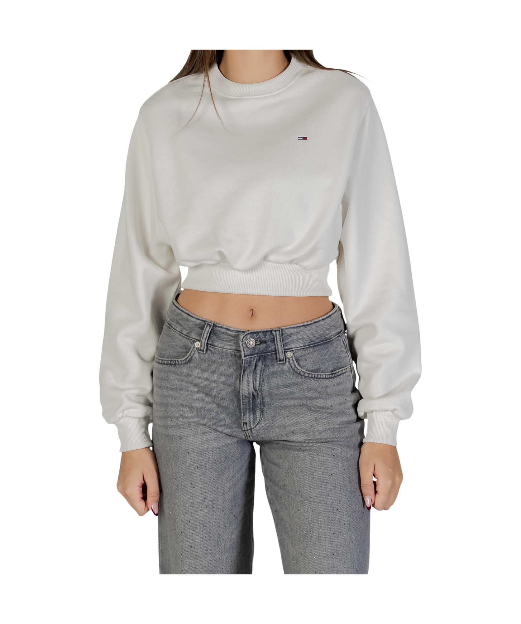 Tommy Hilfiger Long-sleeved Sweatshirt In Gold