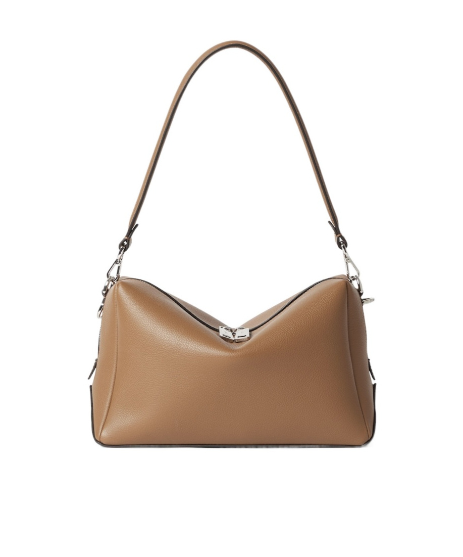Fendi Medium Lui Zip-fastening Shoulder Bag In Brown