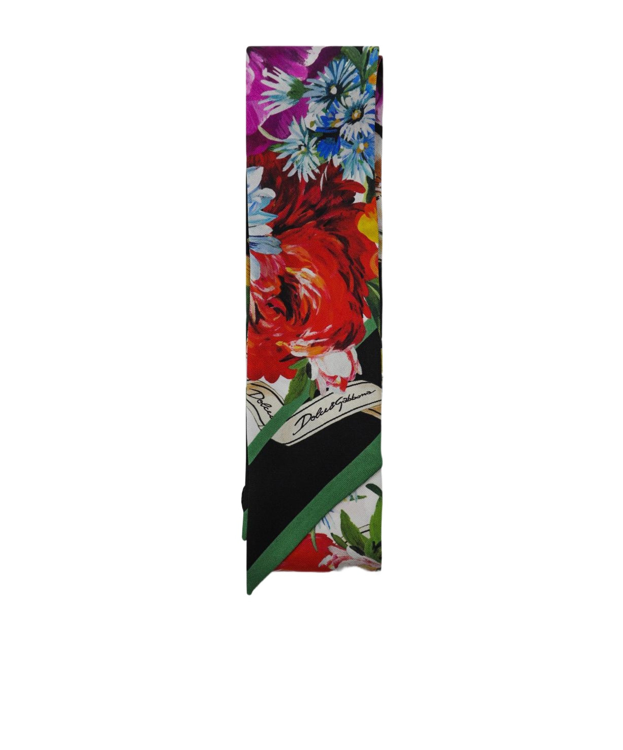 Dolce & Gabbana Flower Print Rectangular Scarf