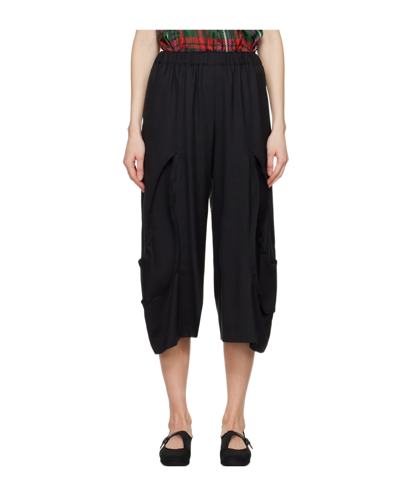 COMME DES GARÇONS COMME DES GARÇONS ASYMMETRIC-HEM TROUSERS