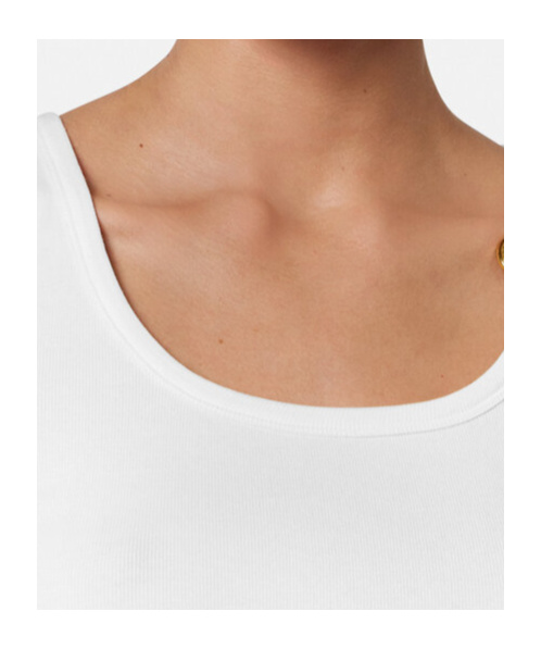 Versace Logo Cotton Tank Top