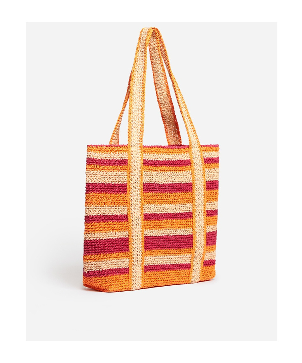 Vanessa Bruno Raffaweed Shoulder Bag In Multicolor