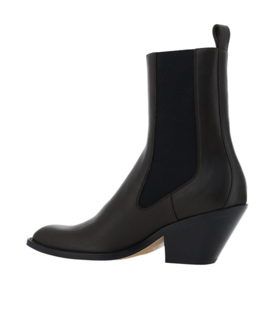 Khaite Austin Ankle Boots In Black