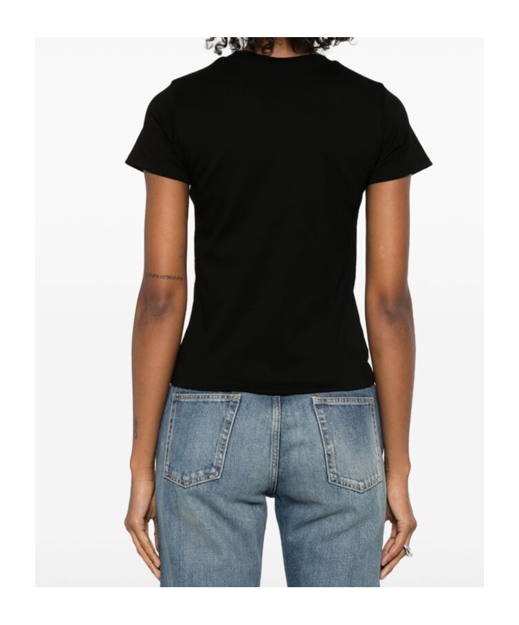 Alexander Mcqueen Alexander Mc Queen Skull Cotton T Shirt In Black
