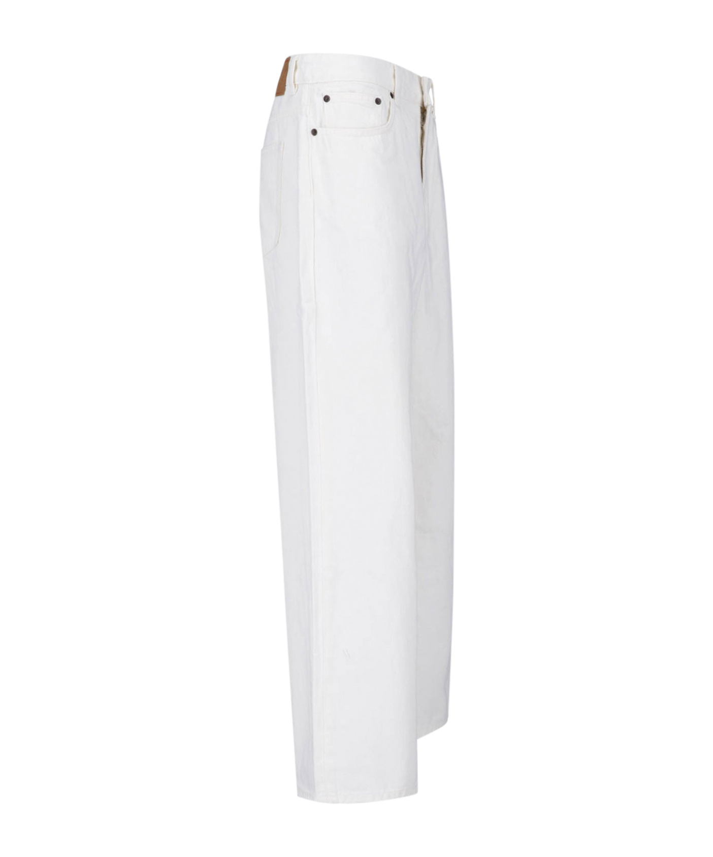 Jeanerica Belt-loop Jeans In White